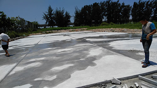 透气型跑道施工工艺标准---水泥基础